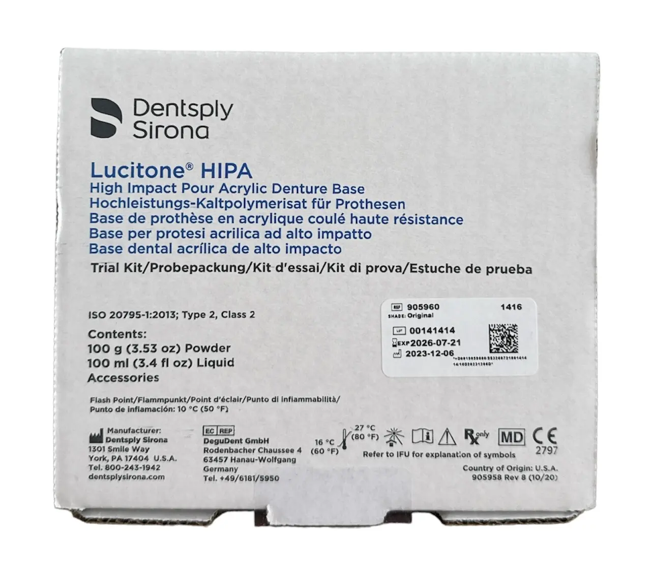 Lucitone HIPA Original Trial Kit