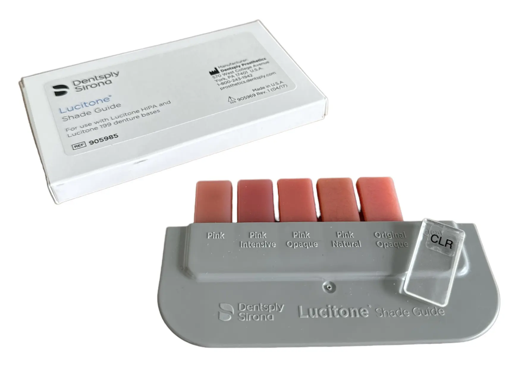 Lucitone HIPA Shade Guide