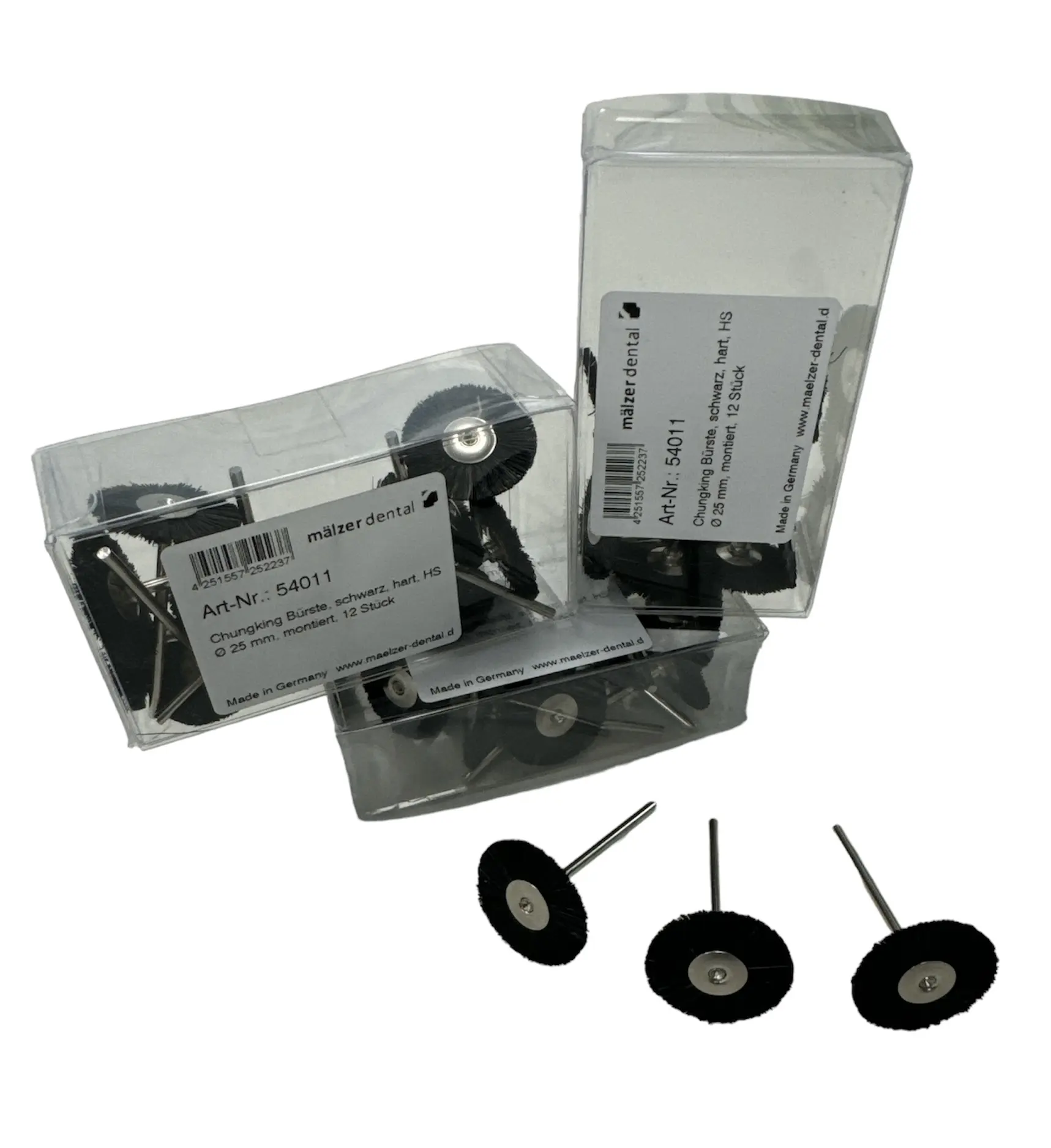 Chungking borstels, 25mm (12 stuks)